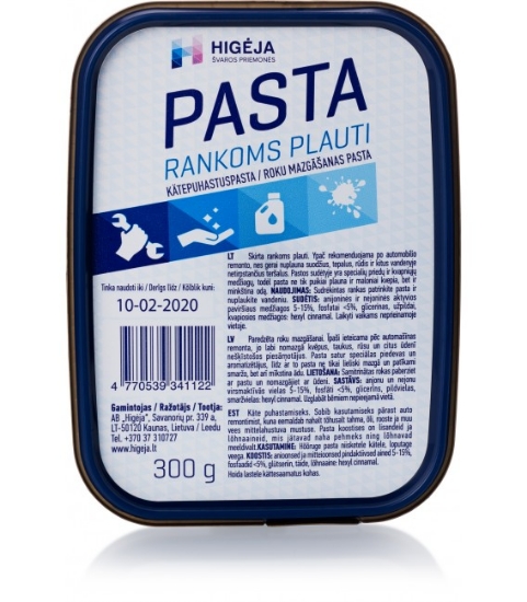 Picture of PASTE FOR HANDS 300 G. (122)