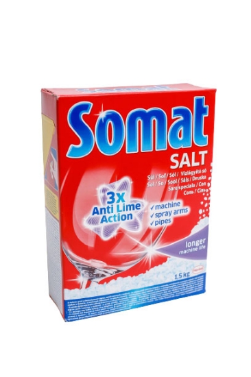 Picture of SALT FOR DISHWASHING MACHINE SOMAT 1.5 KG