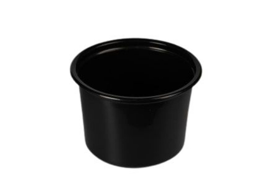 Picture of DISPOSABLE CONTAINER FOR SOUPS PP BLACK 500 ML 50 PCS