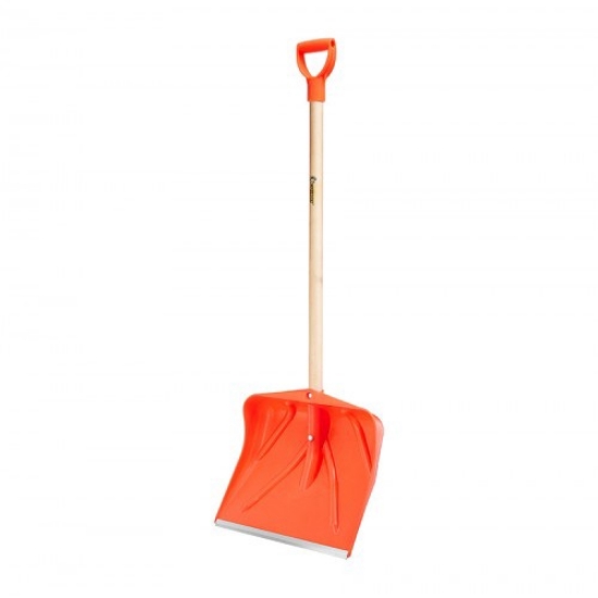 Picture of PLASTIC SNOW SHOVEL WITH WOODEN HANDLE
