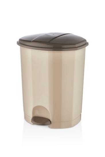 Picture of GARBAGE CAN 18 L CLEAN KEEPER WITH PEDAL SAND