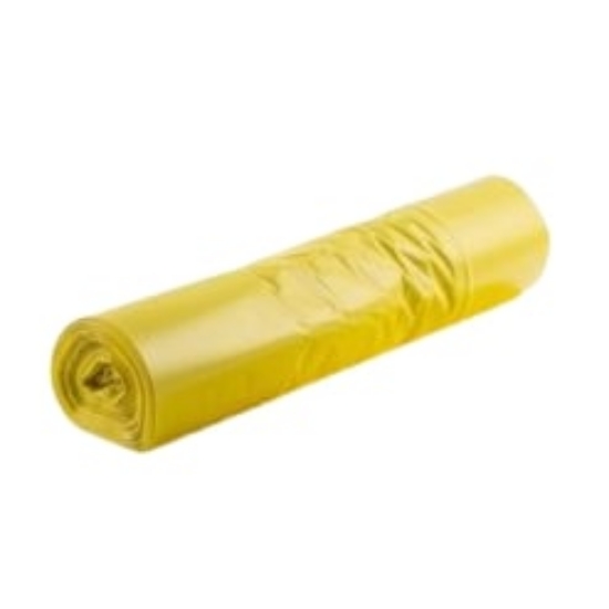 Picture of GARBAGE BAGS 120 L. (10 PCS.) YELLOW (KLEV)