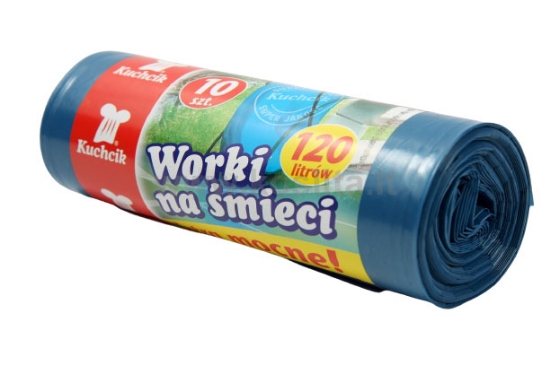 Picture of GARBAGE BAGS 120 L (10 PCS) STRONG POLISH