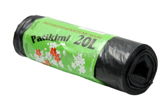 Picture of GARBAGE BAGS 20 L. (20 PCS.)  PLAST. (796).