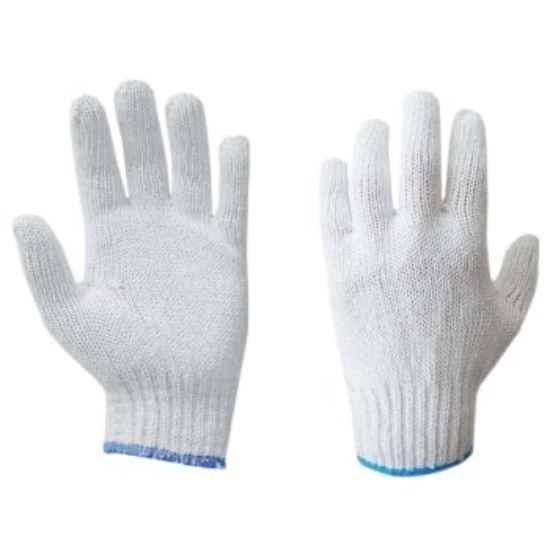 Picture of GLOVES KNITTED WHITE WITHOUT DOTS (10 D.)