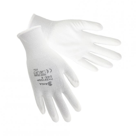 Picture of GLOVES KNIT MADE IN WHITE POLYURETHANE (10)