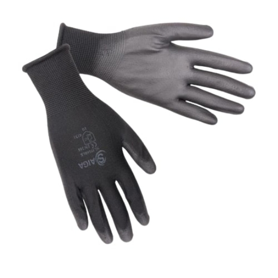 Picture of GLOVES KNITTED WITH CAST BLACK POLYURETHANE (11)