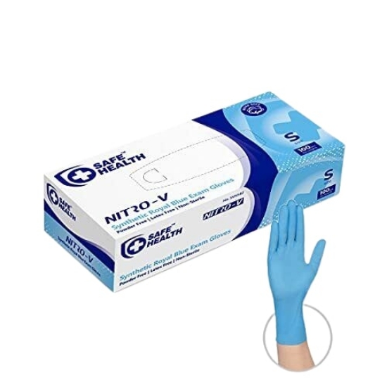 Picture of GLOVES DISPOSABLE NITRO-V WITHOUT POWDER M (100 PCS)