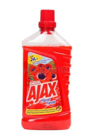 Picture of CLEANER AJAX FLORAL FIESTA (RED) 1000 ML