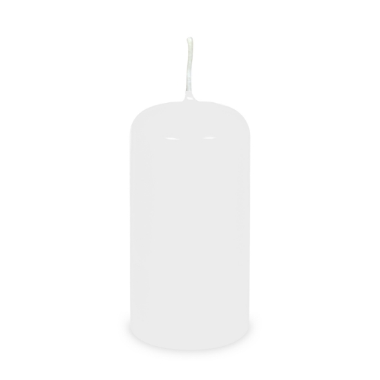Picture of COLUMN CANDLE WHITE 6*12 CM