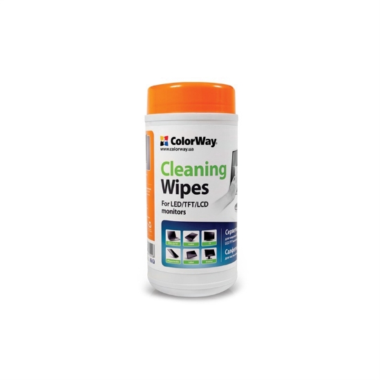 Picture of WET SCREEN CLEANING WIPES COLORWAY 100 PCS