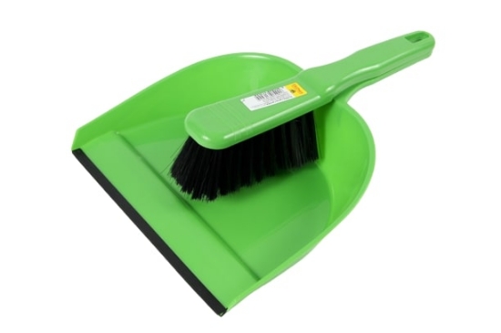 Picture of SHOVEL FOR GARBAGE WITH RUBBER + BRUSH EKONEKS L(121)