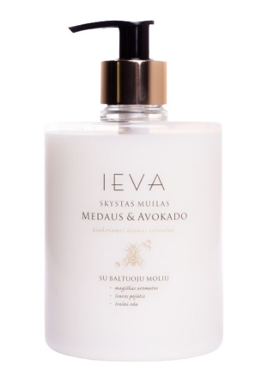 Picture of LIQUID SOAP IEVA HONEY AND AVOCADO WITH GOLDEN DOSER 500 ML
