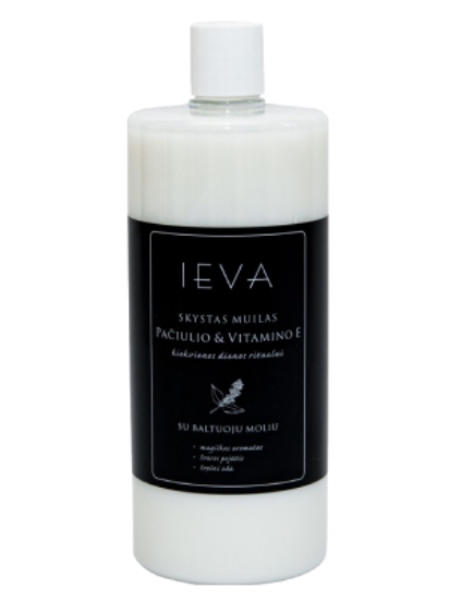Picture of LIQUID SOAP IEVA PATCHOULI AND VITAMIN E WITH WHITE CORK 1000 ML