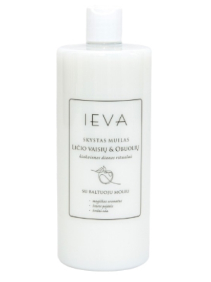 Picture of LIQUID SOAP IEVA LYCHEE FRUIT AND APPLE WITH WHITE CORK 1000 ML