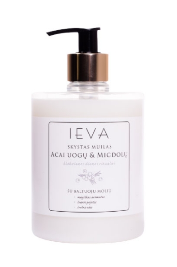 Picture of LIQUID SOAP IEVA ACAI BERRY AND ALMONDS WITH GOLDEN DOSER 500 ML