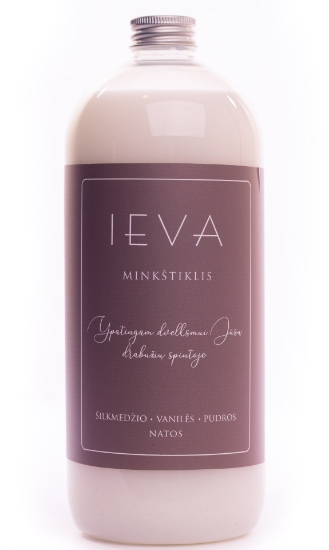 Picture of FABRIC SOFTENER IEVA WITH MULBERRY, VANILLA AND POWDER NOTES 1 L