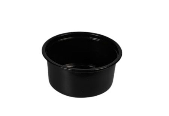 Picture of DISPOSABLE CONTAINER FOR SOUPS PP BLACK 350 ML 50 PCS