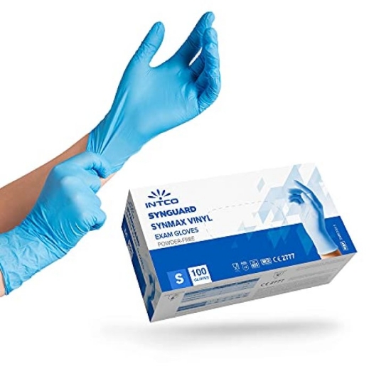 Picture of NITRILE GLOVES INTCO SYNGUARD S 100 PCS