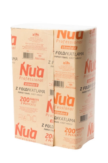 Picture of PAPER TOWEL LEAFLETS LILA NUA Z FOLD 200 LAP. (500533) (20 PCS.)