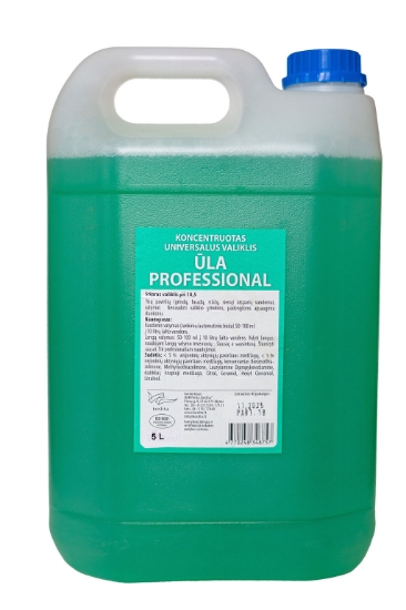 Picture of CONCENTRATED UNIVERSAL CLEANER ŪLA PROFESSIONAL 5 L (5.1 KG)