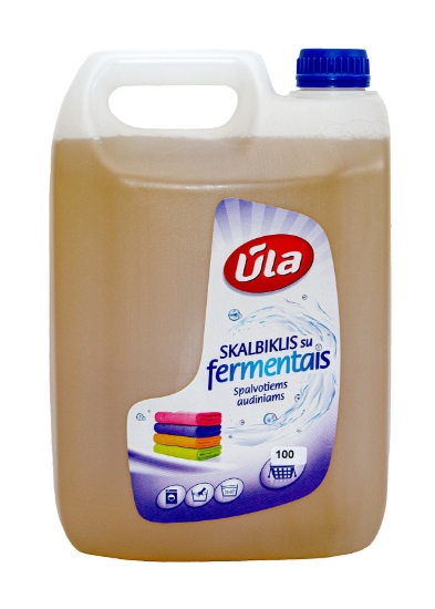 Picture of LAUNDRY DETERGENT ŪLA WITH ENZYMES FOR COLORED FABRICS 5 L
