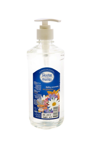 Picture of LIQUID SOAP FLOWERS AR. WITH GLYC. (WITHOUT DYES) 500 ML.