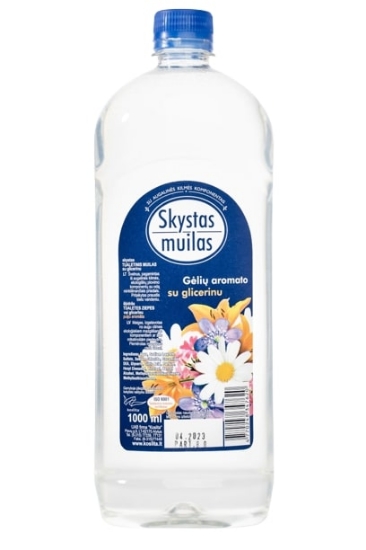Picture of LIQUID SOAP FLOWER AR. WITH GLYC. (DICE FREE) 1000 ML WITH CORK