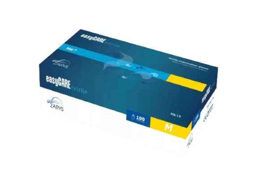 Picture of POWDER-FREE NITRILE GLOVES M N100 EASYCARE BLUE
