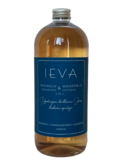 Picture of LAUNDRY AND SOFTENER IEVA CASHMERE, SANDALWOOD AND MUSK NOTES 1 L