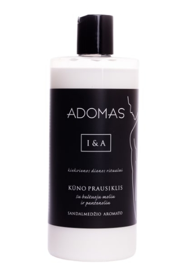 KŪNO PRAUSIKLIS ADOMAS SANDALMEDŽIO AROMATO 400 ML paveikslėlis