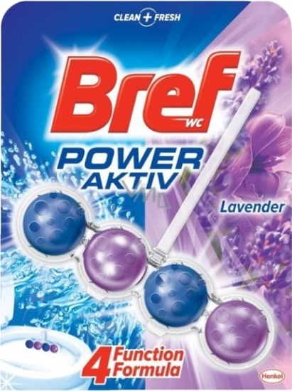 WC VALIKLIS-GAIVIKLIS BREF POWER AKTIV LAVENDER 50 G paveikslėlis