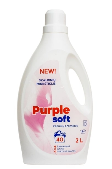 SKALBINIŲ MINKŠTIKLIS PURPLE SOFT 2 L paveikslėlis