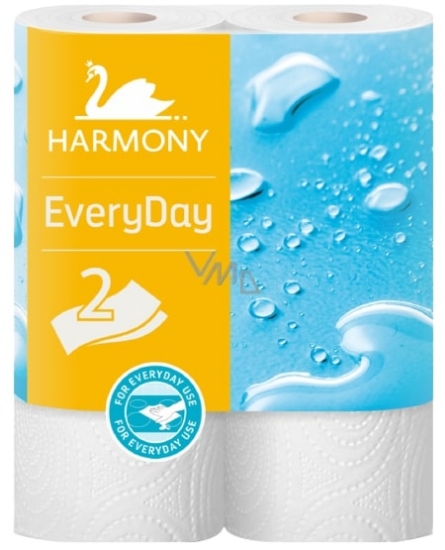 Изображение БУМАЖНЫЕ ПОЛОТЕНЦА  HARMONY EVERYDAY  2 ШТ. (1 рулон/11 м)