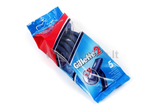 Изображение БРИТВЫ GILLETTE II 5 ШТ.