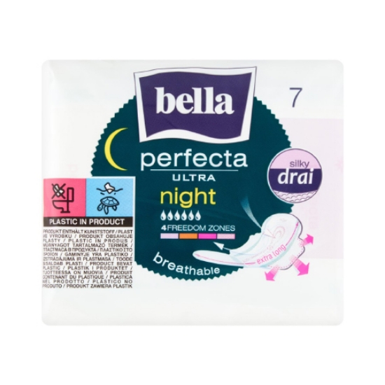 Изображение ГИГИЕНИЧЕСКИЕ ПАКЕТЫ BELLA PERFECTA NIGHT 7 ШТ.