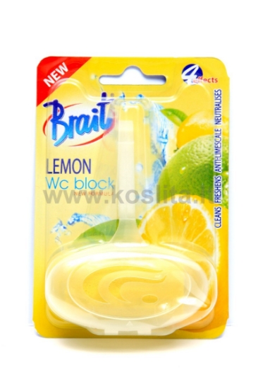 Изображение МЫЛО ДЛЯ УНИТАЗА ВО ВСТАВКЕ BRAIT LEMON 40 Г