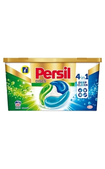 Изображение КАПСУЛЫ ДЛЯ СТИРКИ PERSIL DISCS БЕЛЫЙ 22 ШТ