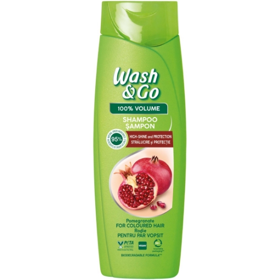 Изображение ŠAMPUNAS WASH AND GO DAŽYTIEMS PLAUKAMS 360 ML