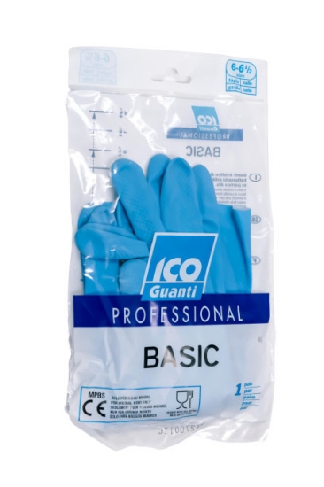 Picture of HOUSEHOLD GLOVES BASIC NOVA-38 BLUE S (6)