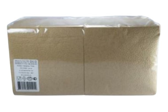 Picture of NAPKINS LENEK 24X24 LIGHT BROWN 400 PCS