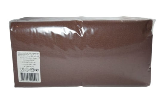 Picture of NAPKINS LENEK 24X24 DARK BROWN 400 PCS