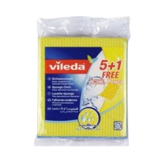 Picture of WET WIPES-SPONGES VILEDA 5 + 1 PCS