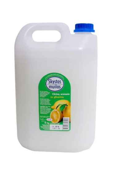 Picture of LIQUID SOAP LEMON FRAGRANCE WITH GLYCERIN 5 L