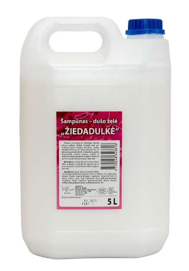 Picture of SHAMPOO - SHOWER GEL ŽIEDADULKĖ 5 L