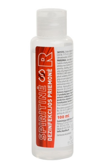 Picture of SPIRIT DISINFECTANT R 100 ML