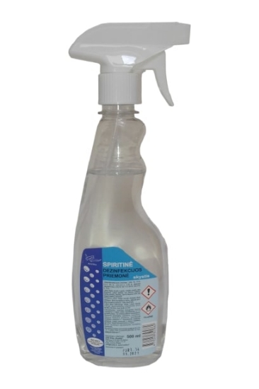 Picture of SPIRIT DISINFECTANT FOR SURFACES WITH SPRAY 0.5 L