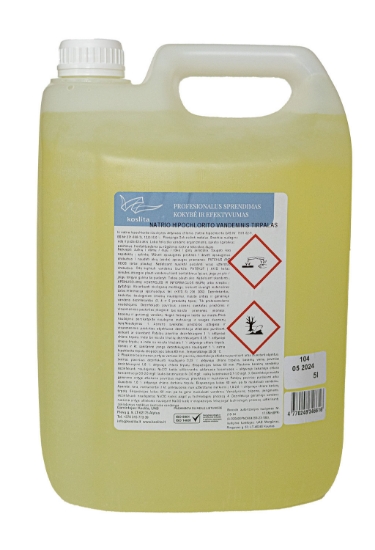 Picture of CONCENTRATED SODIUM HYPOCHLORITE 5 L