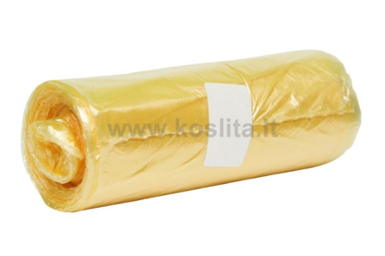 Picture of GARBAGE BAGS 30 L 50 PCS HDPE YELLOW