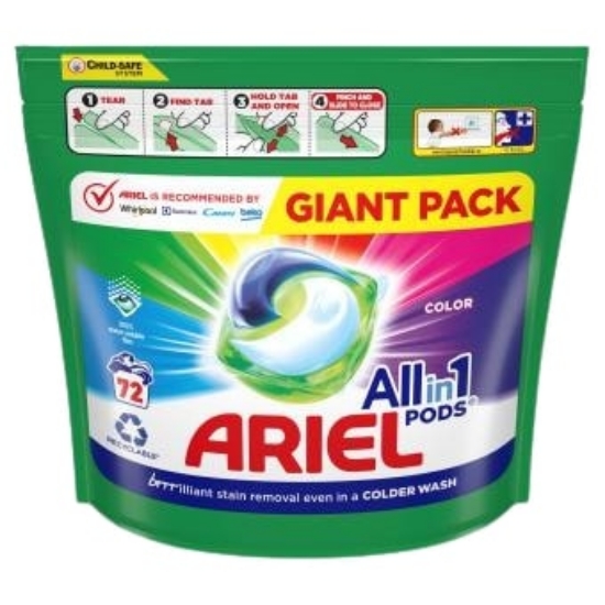 Picture of WASHING CAPSULES ARIEL COLOR 72 PCS